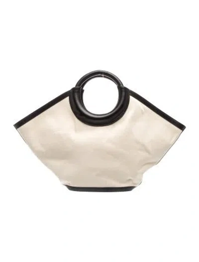 Pre-owned Hereu Canvas Tote In Neutrals