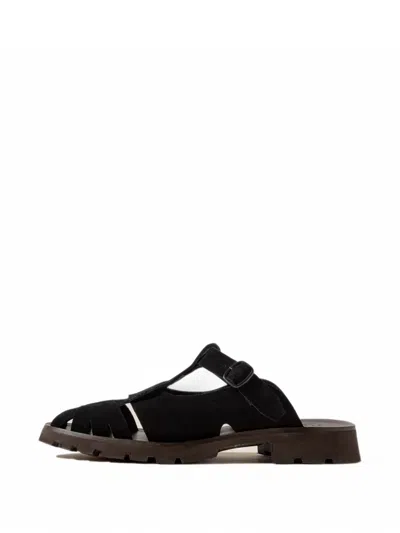 Hereu Canya Sport Fisherman Mules In Black