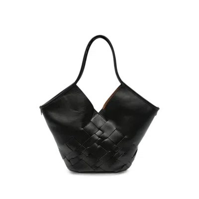 Hereu Coloma Leather Shoulder Bag In Black