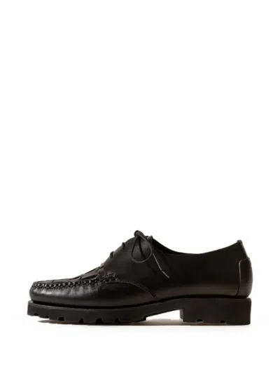 Hereu Colum Lace-up Derby Shoes In Animal Print