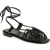 Hereu Consell Ankle Strap Sandal In Black