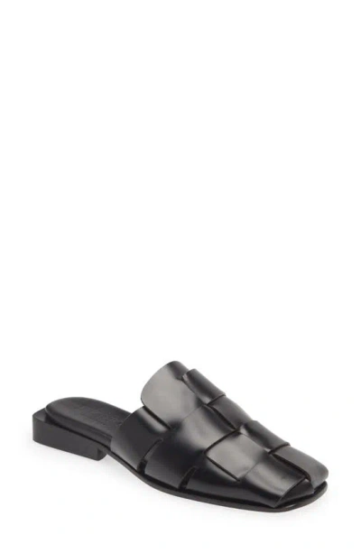 Hereu Coraia Leather Mule In Black