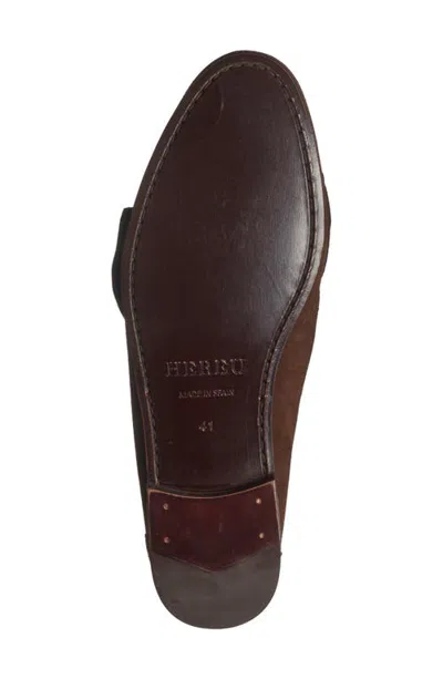 Hereu Corbati Suede Loafer In Brown