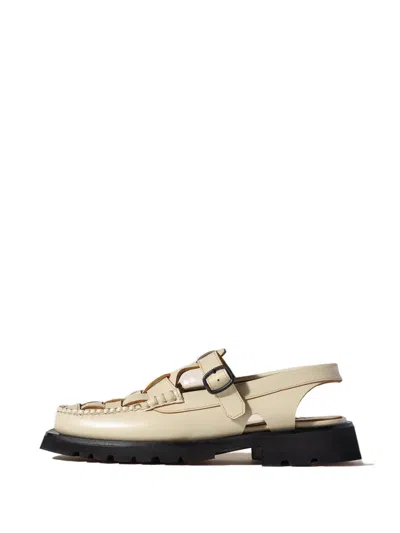Hereu Cranc Sport Slingback Loafers In Neutral