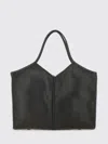 Hereu Structured Tote Bag Textured Finish In Black