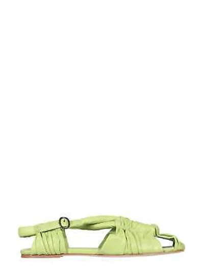 Pre-owned Hereu Curtina" Sandals In Green