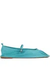 Hereu Dansa Mary Jane Ballet Flats In Blue