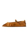 Hereu Dansa Pleated Slipper In Brown
