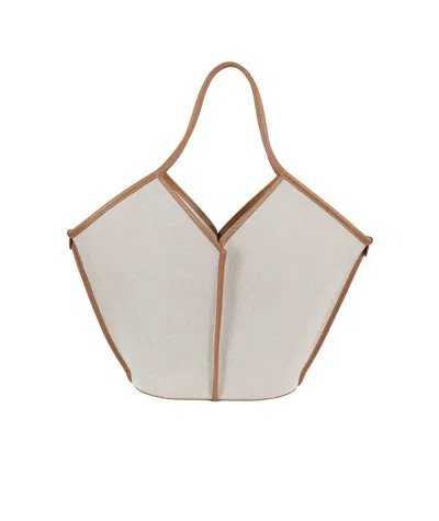 Hereu Double-handle Handbag In White