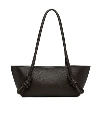 Hereu Double Handle Shoulder Bag In Black