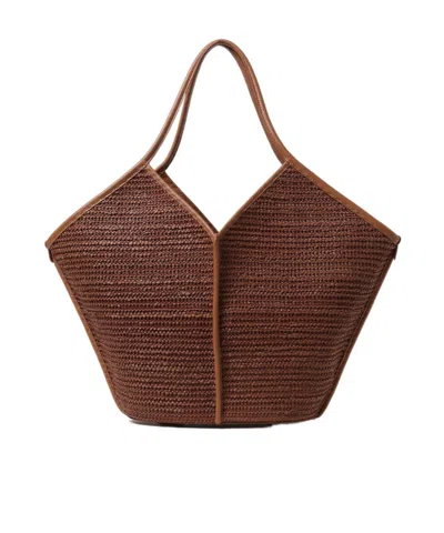 HEREU DOUBLE HANDLE SHOULDER BAG