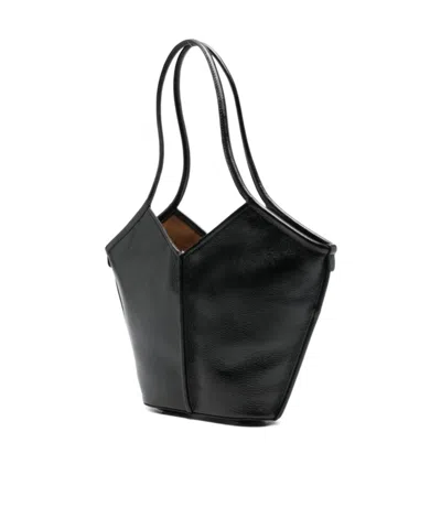 Hereu Double-handled Handbag In Black