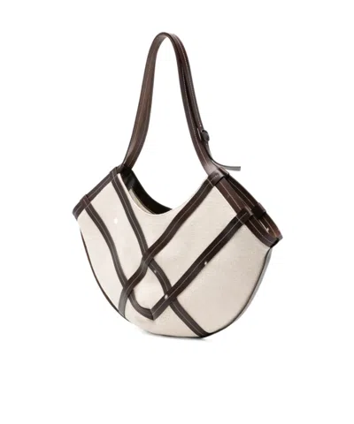 Hereu Double-handled Handbag In White