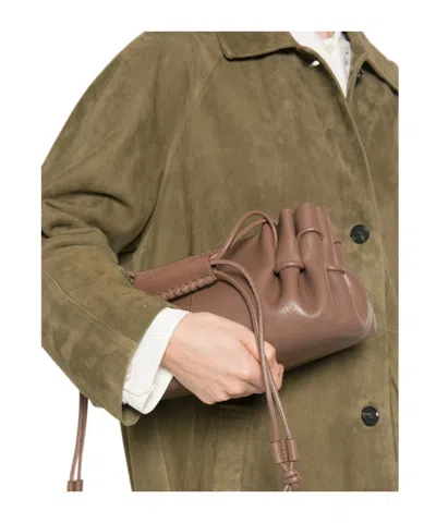 Hereu Drawstring Tote Bag In Brown