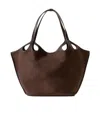 Hereu Women Escala Escala Borsa Shopping In Brown