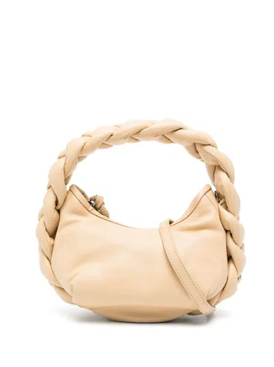 Hereu Espiga Mini Plaited-handle Leather Handbag