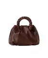 Hereu Fabricated Shoulder Bag With Handle In Brown