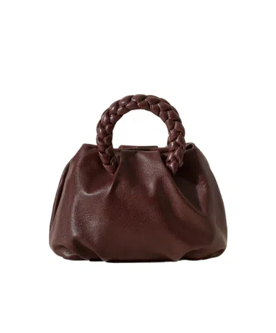 Hereu Fabricated Shoulder Bag With Handle In Brown