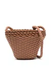Hereu Fiol Interwoven-leather Bucket Bag In Brown