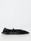 Hereu Black Dansa Supple Shiny Ballerina Flats In Schwarz