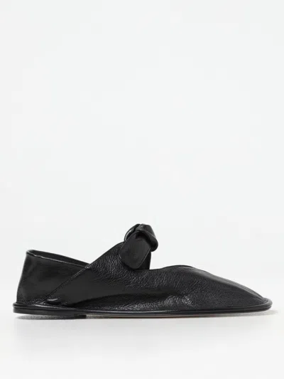 HEREU FLAT SHOES HEREU WOMAN COLOR BLACK,G06143002