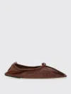 Hereu Brown Leather Flats