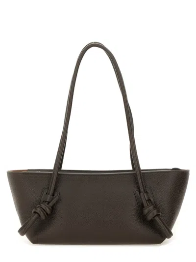 Hereu Fleca Grainy Bag In Brown