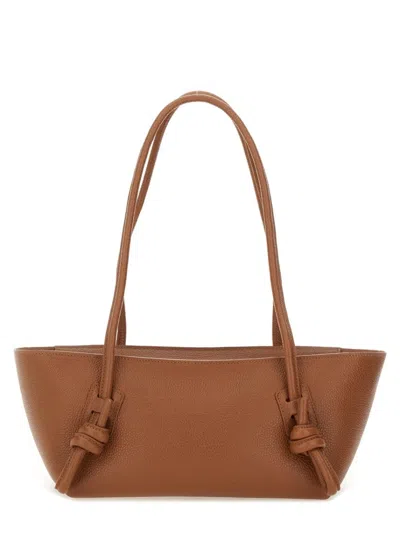 Hereu Fleca Grainy Bag In Brown