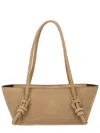 Hereu Shoulder Bag Rectangular Shape Knotted Handles Straps In Brown