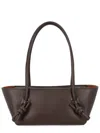Hereu Fleca - Knotted-handle Shoulder Bag In Brown