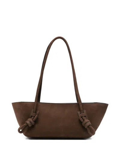 HEREU FLECA LEATHER SHOULDER BAG