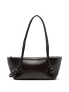 Hereu Fleca Leather Shoulder Bag In Brown