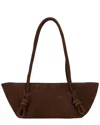 Hereu Fleca Leather Shoulder Bag In Blue