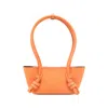 Hereu Fleca Leather Shoulder Bag In Orange
