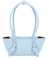 Hereu Fleca Leather Shoulder Bag In Purple