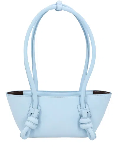 Hereu Fleca Leather Shoulder Bag In Purple