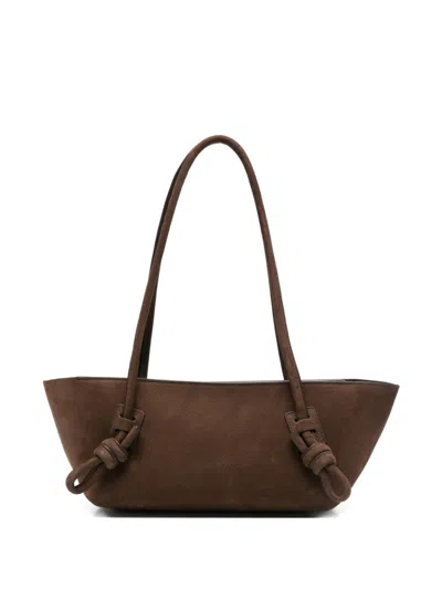 HEREU HEREU FLECA LEATHER SHOULDER BAG