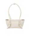 Hereu Mini Fleca Calf Leather Shoulder Bag In Neutral