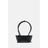 Hereu Mini Fleca Rectangular Shoulder Bag Knotted Handles In Black