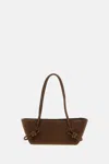 Hereu Medium Fleca Knotted Shoulder Bag In Brown