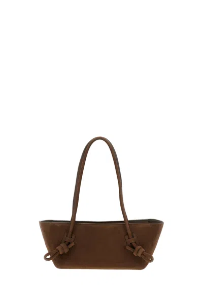 Hereu Fleca Nobuck Bag In Brown