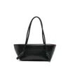 Hereu Fleca Leather Shoulder Bag In Black