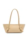 Hereu Off-white Fleca Baguette Shoulder Bag In Neutrals