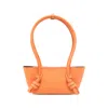 Hereu Orange Fleca Medium Shoulder Bag In Orange