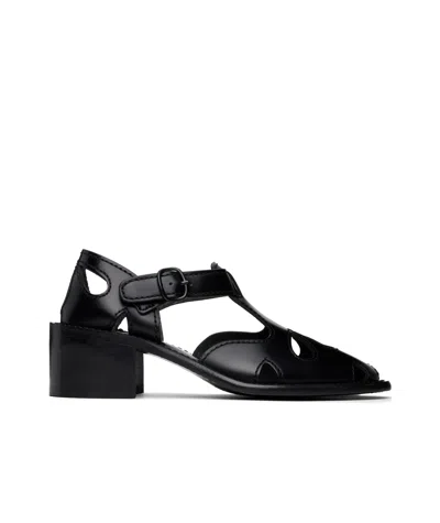 Hereu Floretta Heels In Black