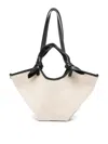 Hereu Fonol Small Canvas Tote In Black