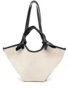 Hereu Fonol Small Canvas Tote In Black
