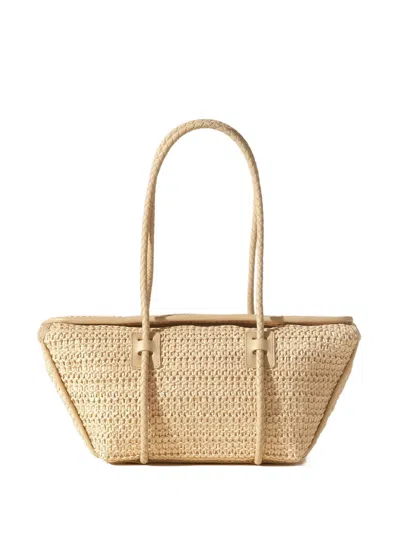 Hereu Forna Raffia Tote Bag In Neutral