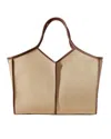 Hereu Geometric Tote Bag In Fine Calf Leather