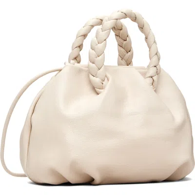 Hereu Gray Bombon M Supple Shiny Handbag In Neutral